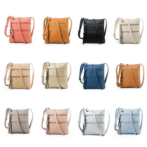 Small Lightweight Leather Cat Crossbody Bag for Women