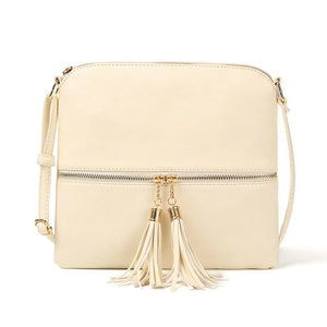 Stylish Crossbody Bag with Tassel