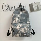 Nylon Girls School Backpack Urban Bag Female Students Books Backpack