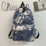 Nylon Girls School Backpack Urban Bag Female Students Books Backpack