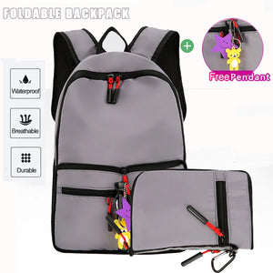 Nylon Waterproof Foldable Backpack for Women Travel Hiking