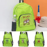 Portable Foldable Backpack Ultralight Outdoor Pack Monster Print