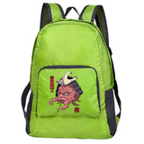 Portable Foldable Backpack Ultralight Outdoor Pack Monster Print