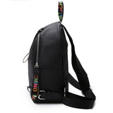 Softback Shoulder Bag Casual Daypack PU Leather Backpack Teenage Girl School Bag
