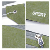 Sport Fanny Pack Canvas Waist Belt Bag Pouch Sweatproof Waist Bum Bags