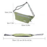 Sport Fanny Pack Canvas Waist Belt Bag Pouch Sweatproof Waist Bum Bags