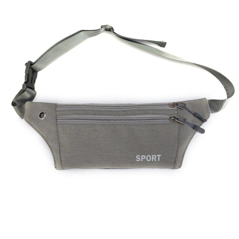 Sport Fanny Pack Canvas Waist Belt Bag Pouch Sweatproof Waist Bum Bags