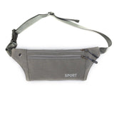 Sport Fanny Pack Canvas Waist Belt Bag Pouch Sweatproof Waist Bum Bags