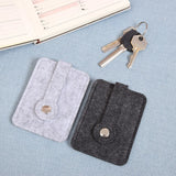 Woolen Felt Keychain Holder Pocket Keys Organizer Pouch
