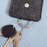 Woolen Felt Keychain Holder Pocket Keys Organizer Pouch