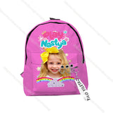 Nastya 3D Backpack Cartoon Toddler Kids Backpacks Girls Boys Student Schoolbag