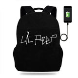 Lil Peep Backpack Hiphop 16inch School Bag For Teenagers Girls Boys