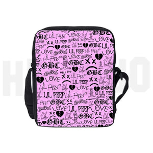 Lil Peep Diagonal Shoulder Bag Women Handbag Girl Messenger Bag Harajuku Bag
