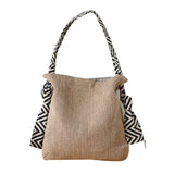 Linen Art Cloth Bag Women One-shoulder Canvas Casual Large Capacity