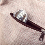 Linen Eco Reusable Foldable Women Shoulder Bag Vintage Books Travel Tote