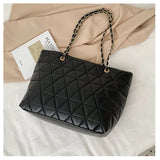 Lingge Embroidery Thread Shoulder Bags For Women