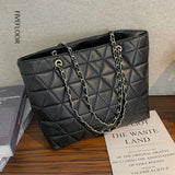 Lingge Embroidery Thread Shoulder Bags For Women