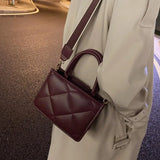 Lingge Embroidery Thread Small Bag Ladies Shoulder Messenger Bag