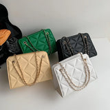 Lingge Chain Messenger Bag One Shoulder Tote Bag