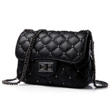 European & American Rivet Small Fragrance Chain Shoulder Bag