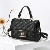 Lingge Texture One-shoulder Handbag Ladies Fall/winter Hot-selling