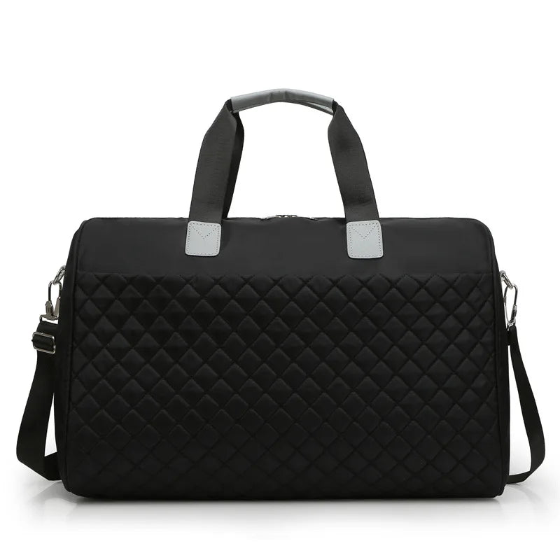 Lingge Travel Bag Women Shoulder Bag Large Capacity Handbags