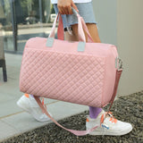 Lingge Travel Bag Women Shoulder Bag Large Capacity Handbags