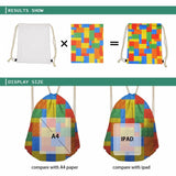 Animals Print Women's Mochila Drawstring Bag Stylish Cinch Backpack