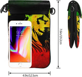 Lion Jamaica Flag Crossbody Cell Phone