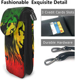 Lion Jamaica Flag Crossbody Cell Phone