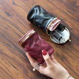 Portable Makeup Box with Mirror Jewelry Storage Bag