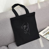 Flower Print Eco Reusable Shoulder Bag for Women