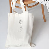 Flower Print Eco Reusable Shoulder Bag for Women