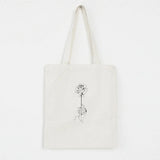 Flower Print Eco Reusable Shoulder Bag for Women
