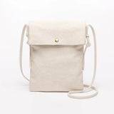 Literary Fairy Canvas Messenger Bag with Shoulder Strap