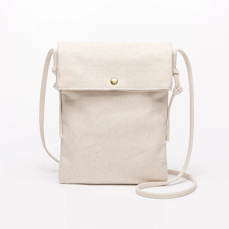 Literary Fairy Canvas Messenger Bag with Shoulder Strap