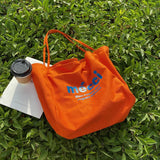 Women Canvas Handbag Large Capacity Student Bookbag Daily Shopping Bags