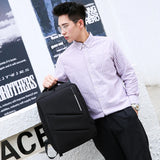 Litthing Laptop Backpack Men Women 14 Inch USB Charging Business Waterproof Trav