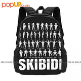 Skibidi Dance Routine Challenge Backpack Large Capacity Multi-function