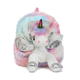 Unicorn Plush Backpack for Girls - Kids 3D Cartoon School Bag
