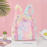 Unicorn Plush Backpack for Girls - Kids 3D Cartoon School Bag