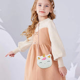 Unicorn Kids Purse Crossbody Princess Handbags Shoulder Messenger Bag