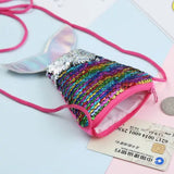 Mermaid Tail Coin Reversible Sequin Fish Scale Bag