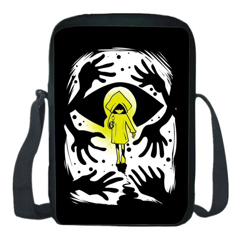 Little Nightmares Messenger Bag 3D Print Teenagers Student Bookbag