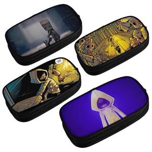 Little Nightmares Pen Box Student School Anime Zipper Pen Bag