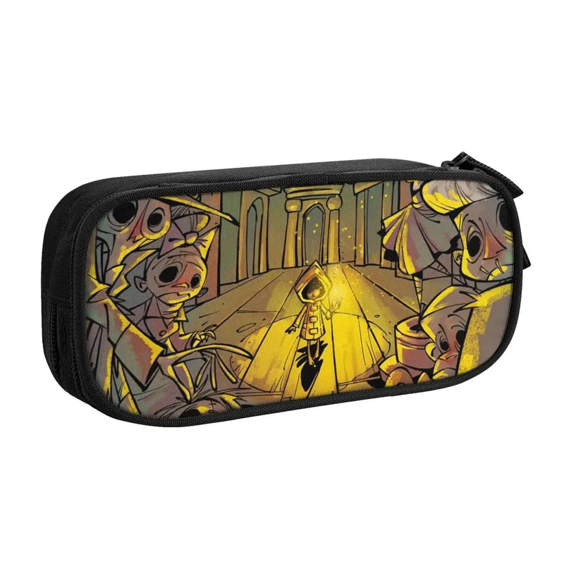 Little Nightmares Pen Box Student Anime Zipper Pen Bag