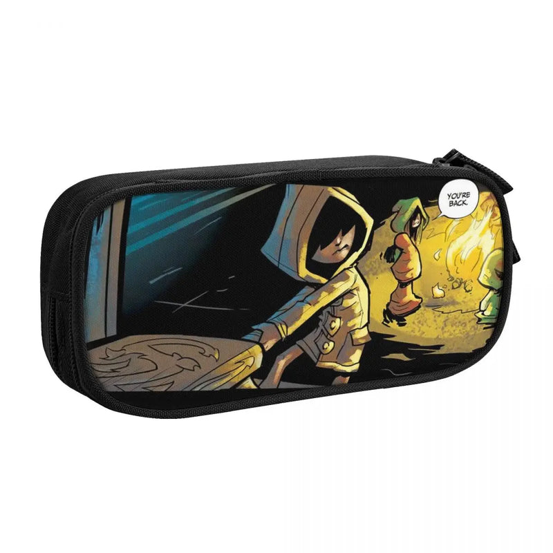 Little Nightmares Pen Box Student School Anime Zipper Pouch Bag