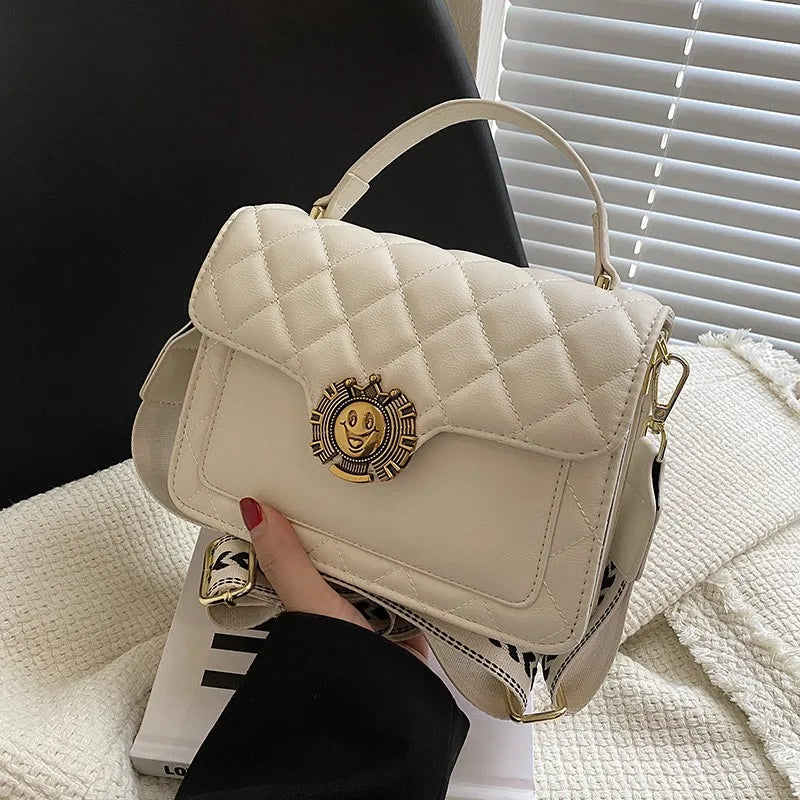 Women's Lingge Chain Bag, Single Shoulder Messenger Bag