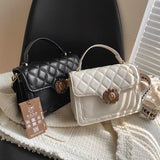 Women's Lingge Chain Bag, Single Shoulder Messenger Bag