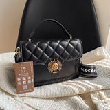 Women's Lingge Chain Bag, Single Shoulder Messenger Bag